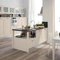 Thermofoil Luxury White Real Wood Kitchen Cabinet
