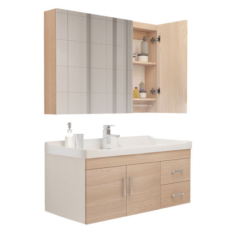 3.Cheap Light Grey Modern Bathroom Vanities Setsjpg