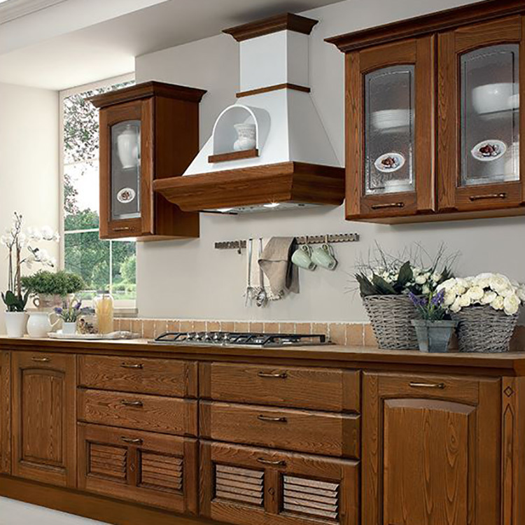 Best Sale All Solid Wood Modern Kitchen Cabinets