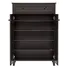 Black Small Wooden Louvered Shoe Cabine2.jpg