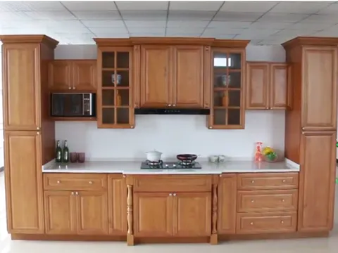 American Standard Solid Wood Kitchen And Bathroom Cabinets