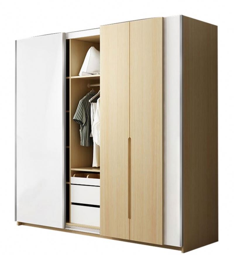 Cheap Wooden Wardrobe Clothes Closet Design For Bedroom Design