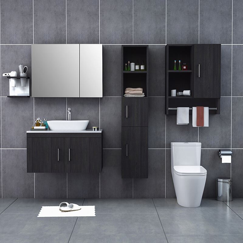 High-quality wall mount bathroom cabinet manufacturers-2