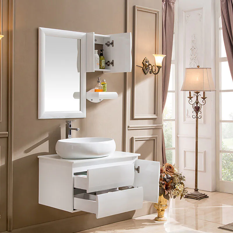 Hot Selling Manufacture Mirror PVC Bathroom Wall Cabinet
