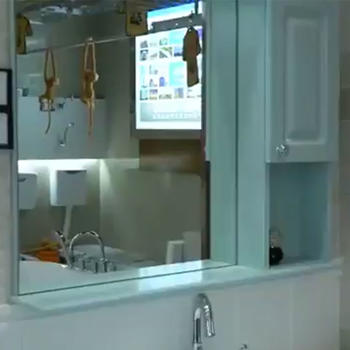 Hot Selling Manufacture Mirror PVC Vanity Bathroom Cabinet