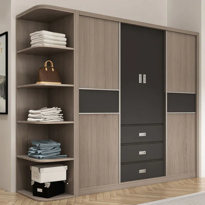 Bedroom Closet Cupboard Wardrobe Wooden Modern