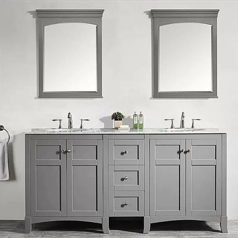 Mirror Cabinets New Style Solid Wood Bathroom Vanity