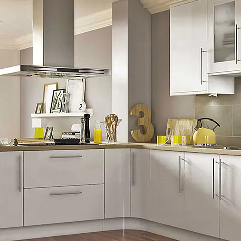Latest Kitchen Furniture PVC Modern Best Kitchen Cabinets
