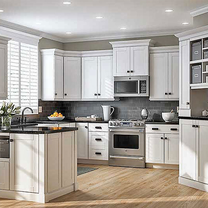 Custom kitchen cabinet designs solid wood company-2