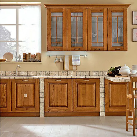 Promotion Modern Style Solid Wood Best Kitchen Cabinets