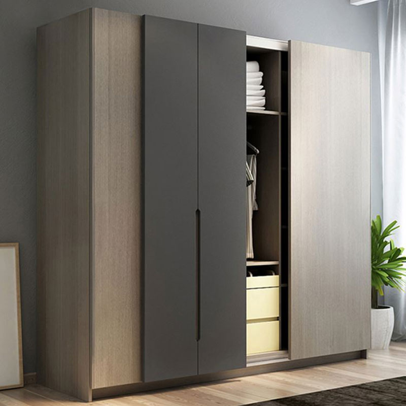 Big Laminated Sliding Door Wardrobe Closet Furniture Wardrobe Design