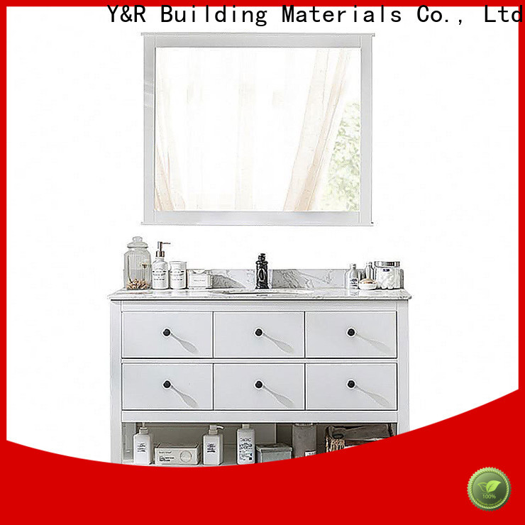 Y&R Building Material Co.,Ltd High-quality bathroom cabinet with mirror factory