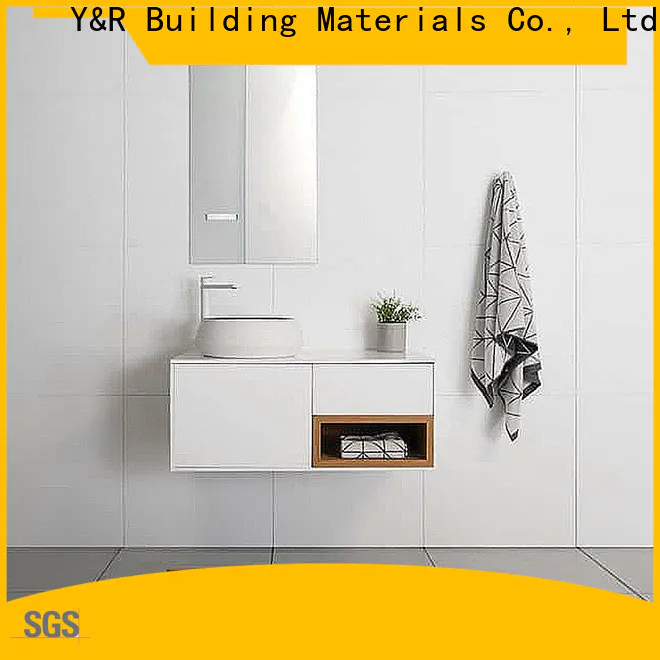 Y&R Building Material Co.,Ltd white bathroom cabinet for business