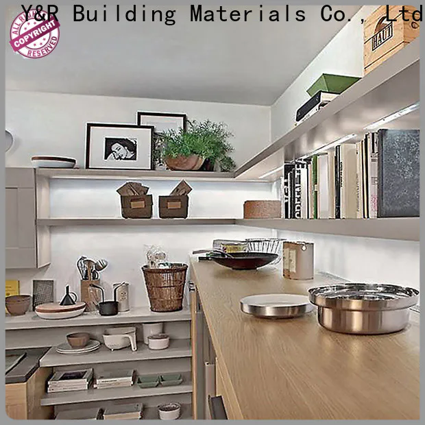 Y&R Building Material Co.,Ltd Custom small kitchen design cabinet for business