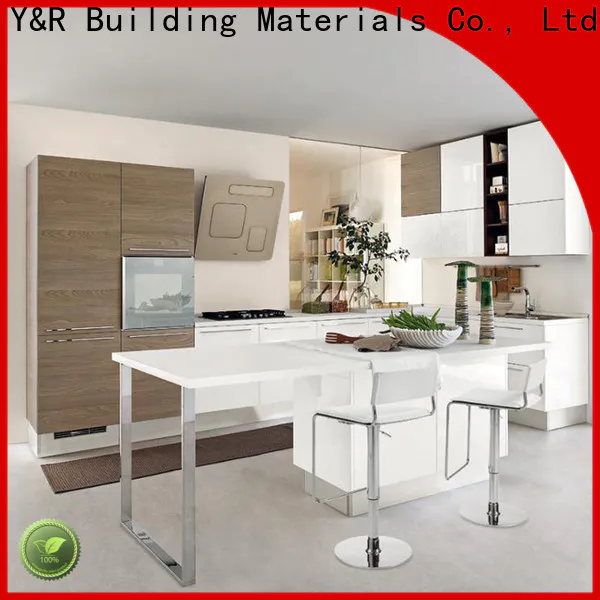 Y&R Building Material Co.,Ltd Custom handle kitchen cabinet factory