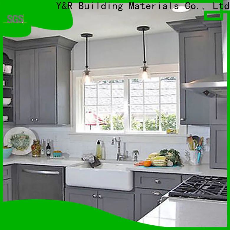Y&r Furniture Custom kitchen cabinet designs solid wood manufacturers