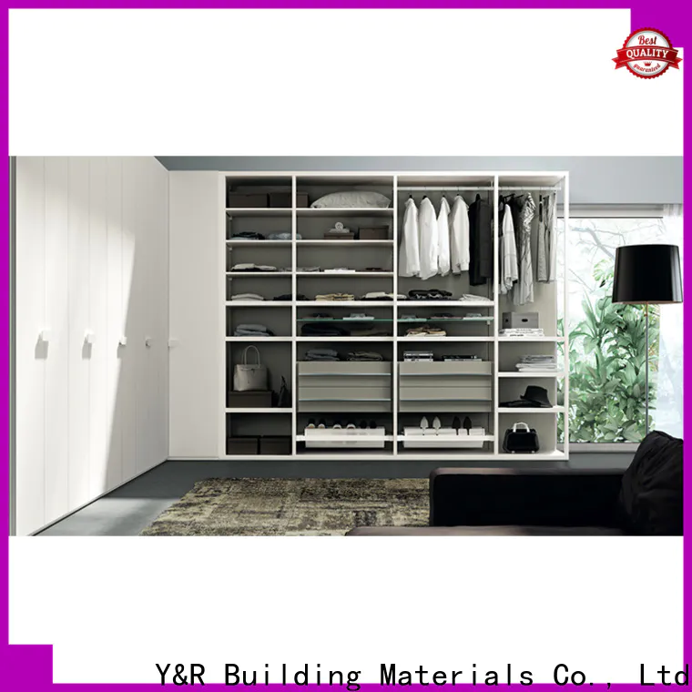 Y&r Furniture Best walk in closet wardrobe Supply