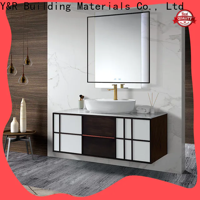 Y&r Furniture plastic bathroom vanity cabinets Suppliers