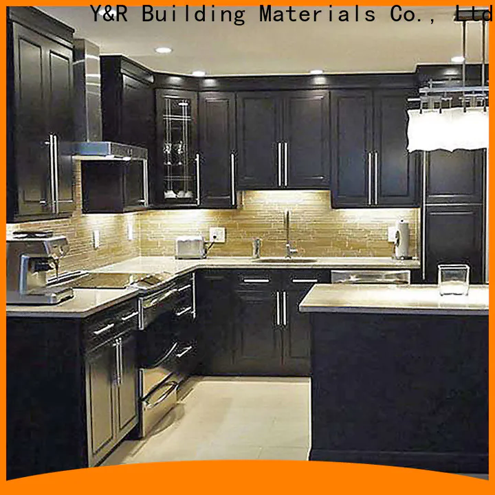 Custom kitchen cabinet designs solid wood Suppliers