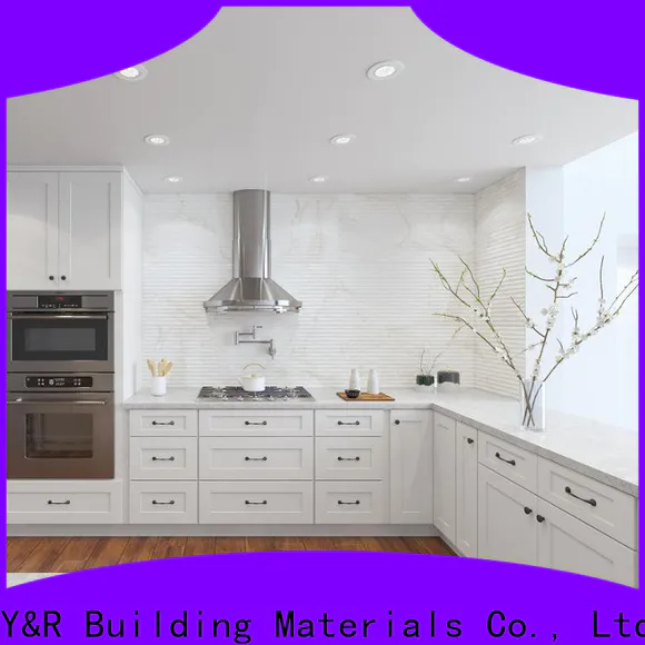 Y&r Furniture modern high gloss kitchen cabinets factory