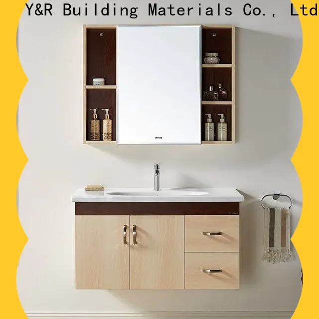 High-quality pvc bathroom cabinet with mirror manufacturers