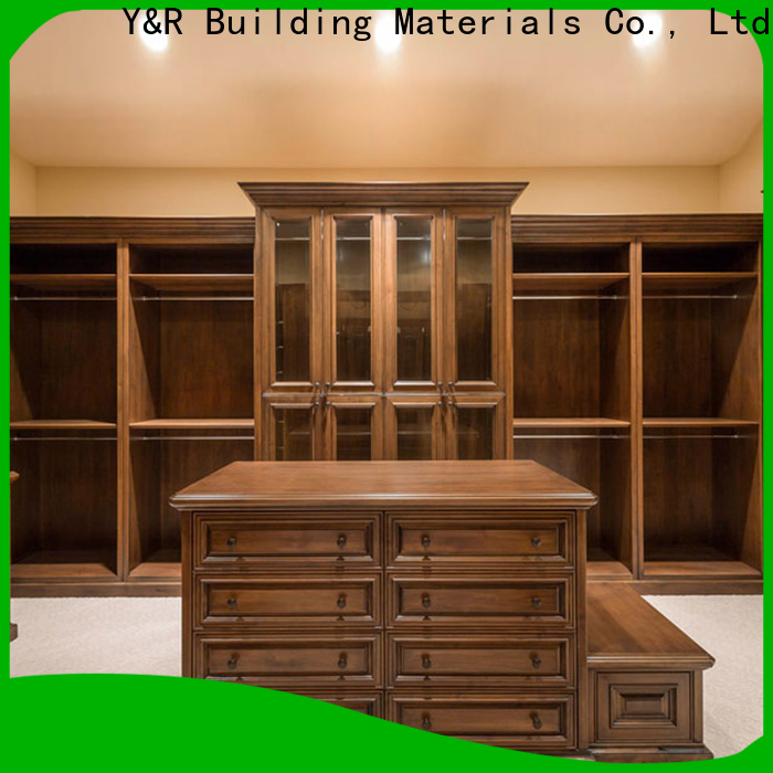 Y&r Furniture Top black walk in wardrobe for business