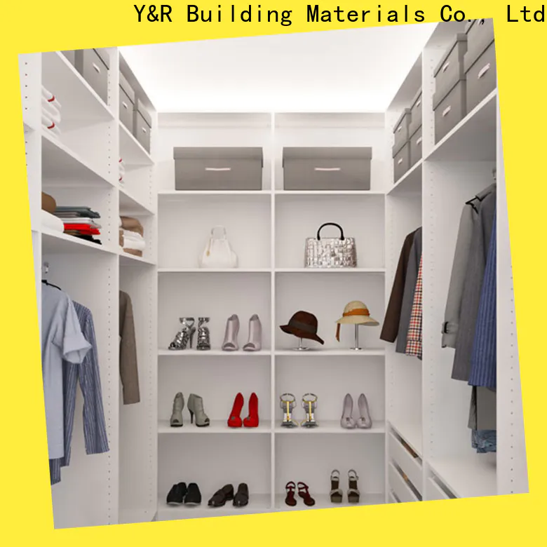 Y&r Furniture China walk in wardrobe closet for business