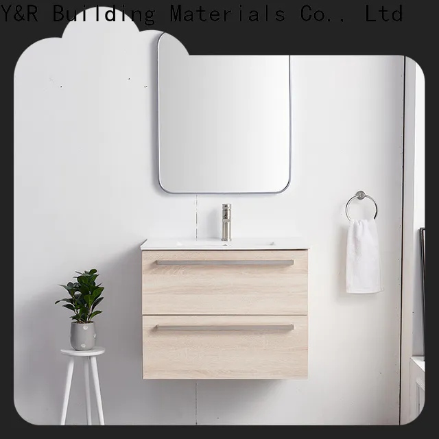 Y&r Furniture wooden floating bathroom vanity Suppliers