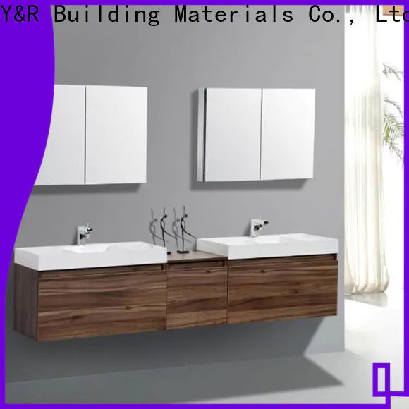 Y&r Furniture pvc bathroom cabinet for business