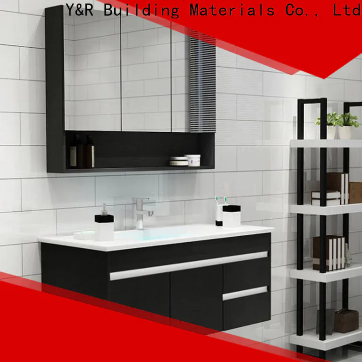 Y&r Furniture High-quality pvc bathroom vanities factory