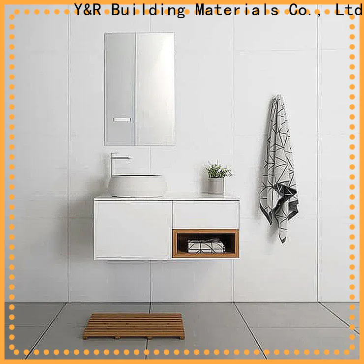 Y&r Furniture Top solid wood wall mounted bathroom vanity company