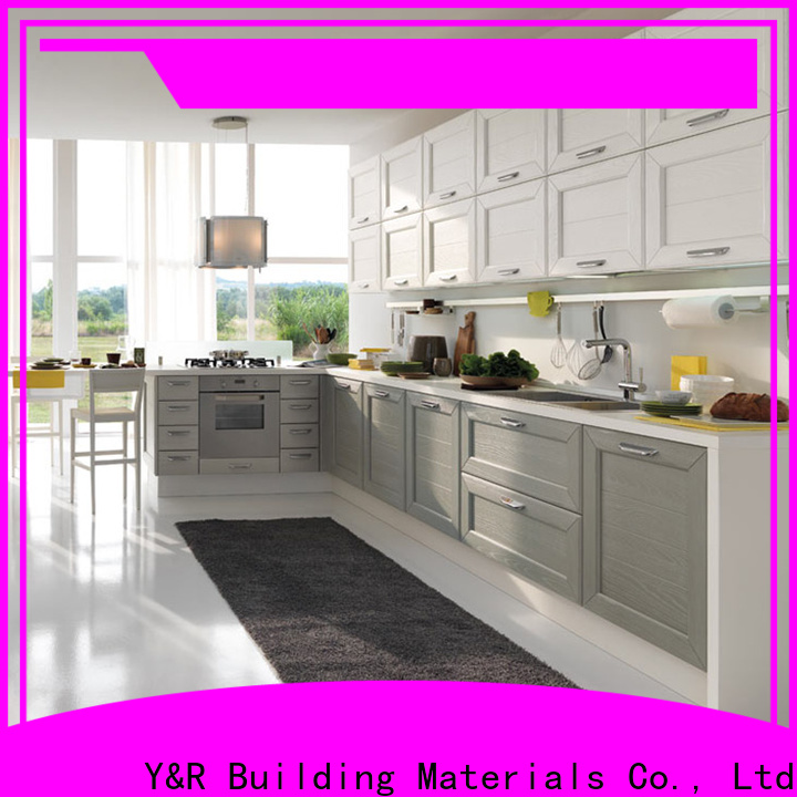 Y&r Furniture modern gray cabinets Suppliers