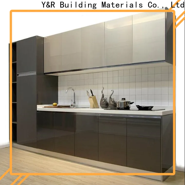 Y&r Furniture new modern kitchen cabinets Suppliers