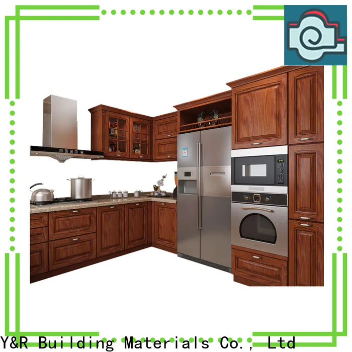 Y&r Furniture New traditional style kitchen cabinets factory