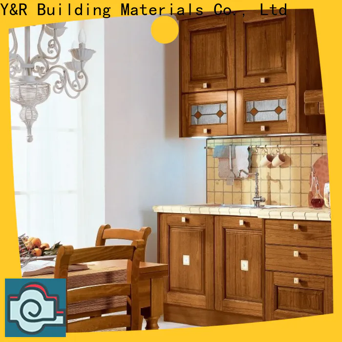Y&r Furniture traditional oak cabinets for business