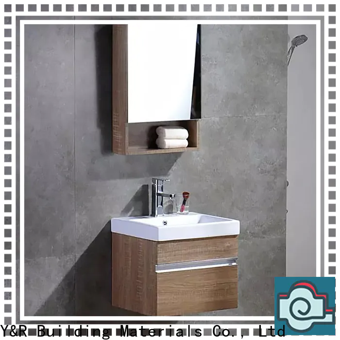 Y&r Furniture pvc bathroom mirror cabinet for business