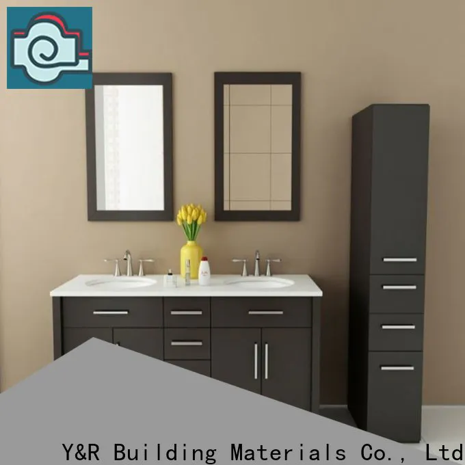Y&r Furniture pvc mdf bathroom cabinet Suppliers
